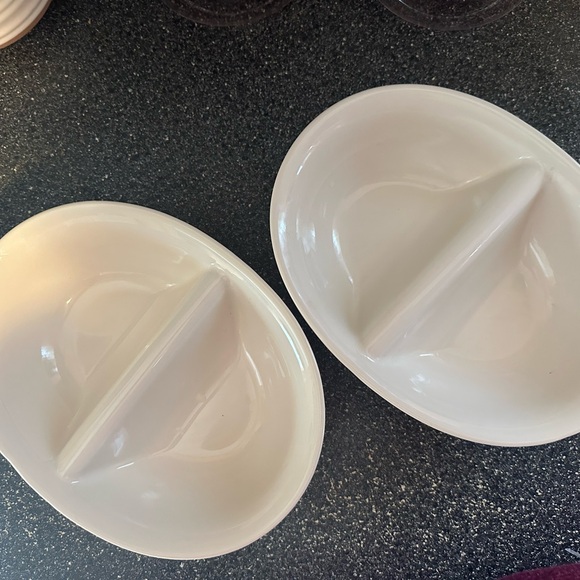 Two Pfaltzgraff divided serving dish - Picture 2 of 5